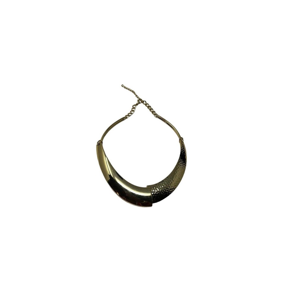 Necklace Women Fashion Gold Tone Metal Jewlery Choker Statement